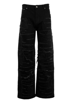 Who Decides War Ultra Flare Windowed jeans - Black