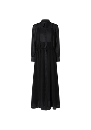 PINKO long sleeve maxi dress - Black