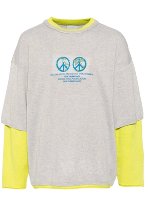 BLUEMARBLE double layer sweater - Grey