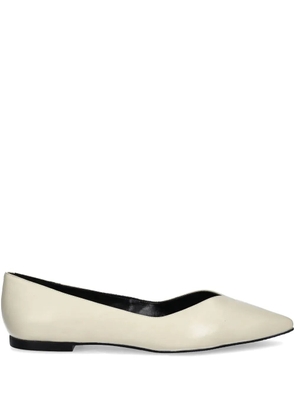 HUGO pointed ballerinas - White