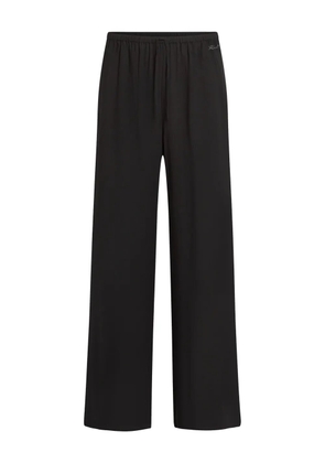 Karl Lagerfeld sheer beach trousers - Black