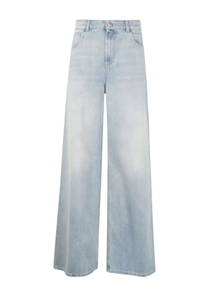 TWINSET logo-patch jeans - Blue