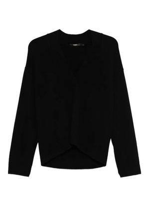Seventy V-neck wool sweater - Black