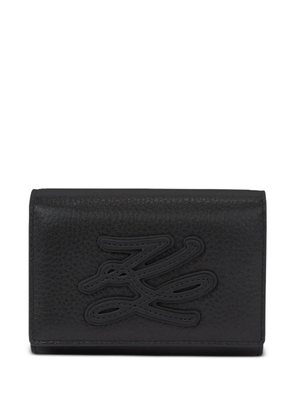 Karl Lagerfeld medium K/Autograph bifold wallet - Black