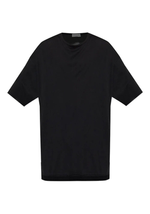 Yohji Yamamoto side-split T-shirt - Black