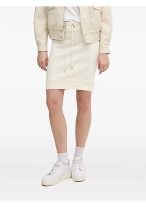 Joop! drawstring-waistband mini skirt - White