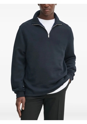 Filippa K high-neck zip-up sweatshirt - Blue