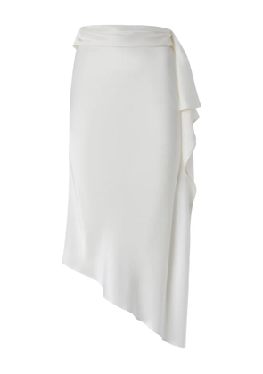 PINKO ruffled asymmetric skirt - White