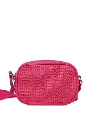 HUGO Bel woven cross body bag - Pink