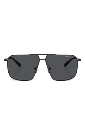 Armani Exchange pilot-frame sunglasses - Black