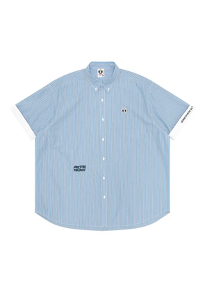 AAPE BY *A BATHING APE® striped shirt - Blue