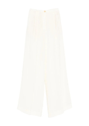 Forte Forte pleated wide-leg trousers - Neutrals
