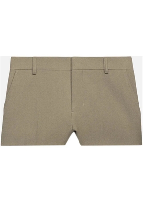 AMI Paris tailored-cut wool shorts - Neutrals