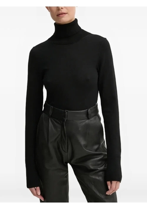 AERON turtle-neck long-sleeve sweater - Black