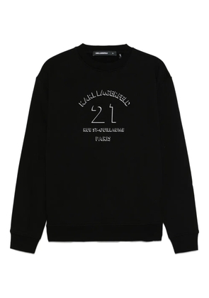 Karl Lagerfeld parisian-logo sweatshirt - Black
