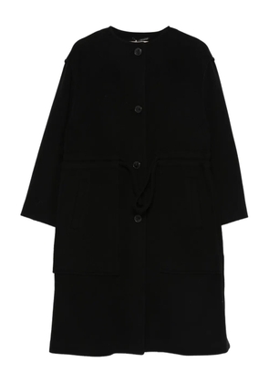 Herno button pocket coat - Black