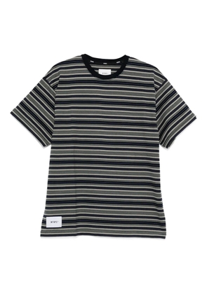 WTAPS striped T-shirt - Grey