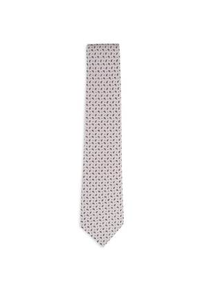 Isaia paisley-pattern tie - Neutrals