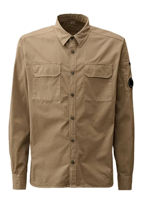 C.P. Company lens-detail shirt - Neutrals