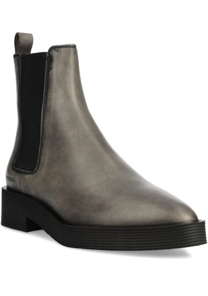 Copenhagen elastic-panel pointed-toe boots - Grey