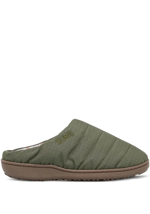 SUBU quilted slippers - Green