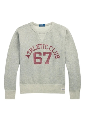 Polo Ralph Lauren graphic-print crew-neck sweatshirt - Grey