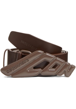 DSQUARED2 Icon New Generation-plaque belt - Brown