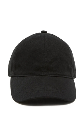 Acne Studios twill logo cap - Black