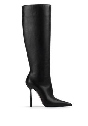 Le Silla Bella 120mm pointed-toe leather boots - Black