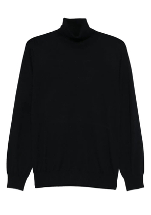 Kangra roll-neck fine-knit jumper - Blue