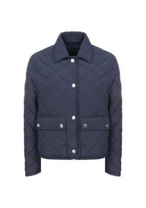 Kiton quilted flap-pocket jacket - Blue
