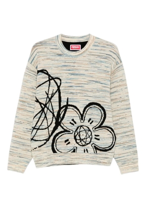 Kenzo crew-neck sweater - Neutrals