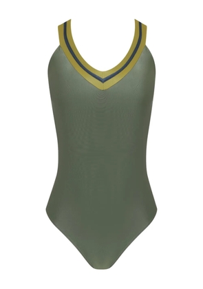 Lygia & Nanny V-neck swimsuit - Green