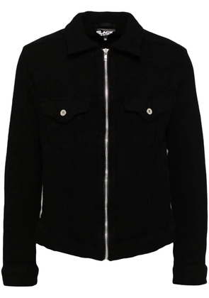 Black Comme Des Garçons zip-up jacket