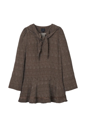 Marc Jacobs Sailor polka-dot mini dress - Brown