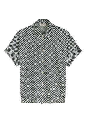 Marc O'Polo printed short-sleeve shirt - Green