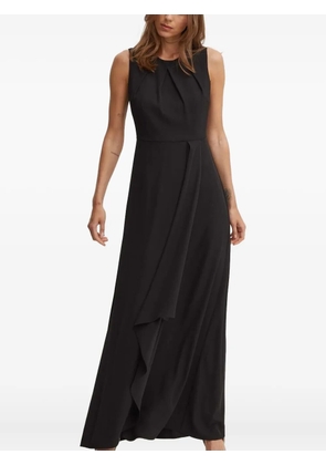 Sandro Ferrone pleated maxi dress - Black