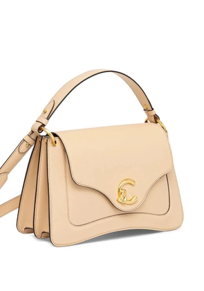 Coccinelle medim C-Me logo-detail tote bag - Neutrals