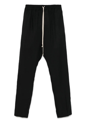 Rick Owens Drawstring Slim Long trousers - Black