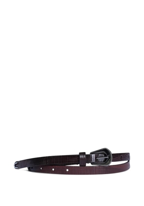 Brunello Cucinelli Cocoa Carved leather belt - Brown