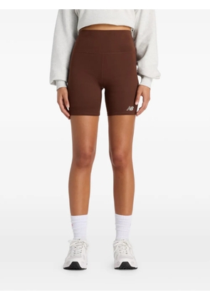 New Balance high rise shorts - Brown