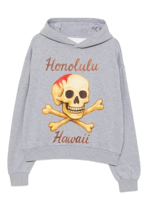 Melt printed hoodie - Grey