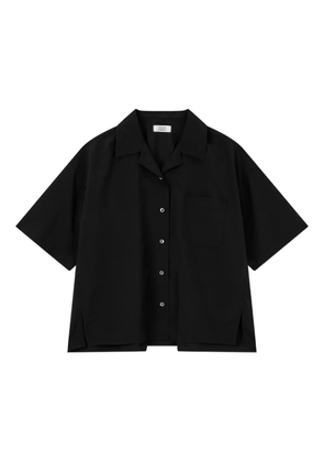 TOMBOY short-sleeve collared shirt - Black