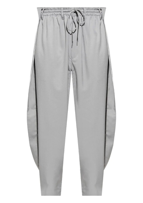 Y-3 stripe-detailing track pants - Grey
