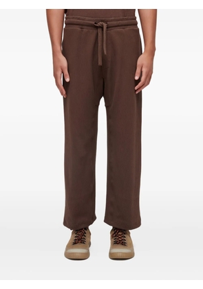Osklen ribbed drawstring trousers - Brown