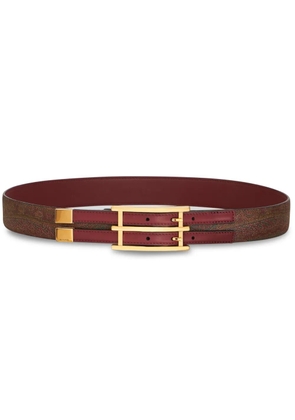 ETRO paisley-print leather belt - Red