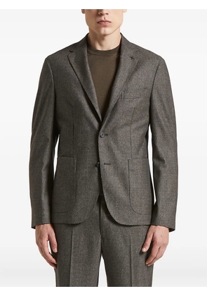 Peserico patch-pocket two-button blazer - Brown