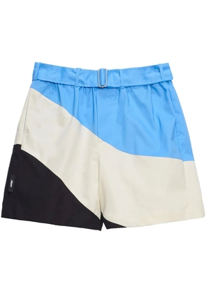 MSGM Tidal Wave shorts - Blue