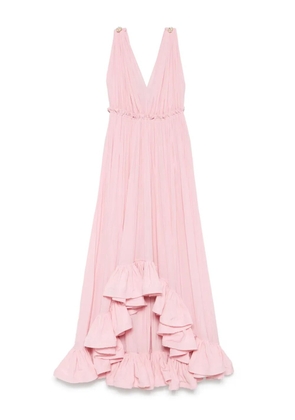 Lanvin Pre-Owned ruffled gown - Pink