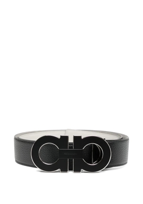 Ferragamo Gancini reversible belt - Black